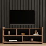 Έπιπλο τηλεόρασης Kapri pakoworld σε sonoma απόχρωση 120x28x55εκ Έπιπλο τηλεόρασης Kapri pakoworld σε sonoma απόχρωση 120x28x55εκ