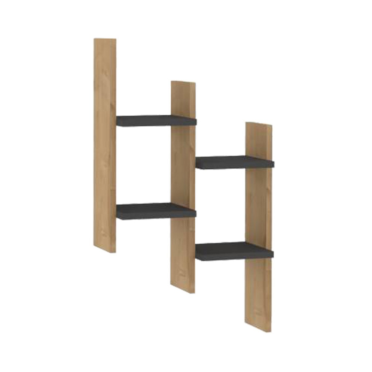 Ραφιέρα τοίχου Tabal pakoworld σε oak απόχρωση 49.4x14.5x85εκ Ραφιέρα τοίχου Tabal pakoworld σε oak απόχρωση 49.4x14.5x85εκ