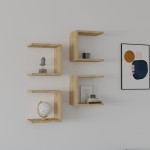 Ραφιέρα τοίχου Perari pakoworld 4τεμ.σε oak απόχρωση 30x19.6x30εκ Ραφιέρα τοίχου Perari pakoworld 4τεμ.σε oak απόχρωση 30x19.6x30εκ