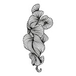 Διακοσμητικό τοίχου Bilem pakooworld μαύρο μεταλλικό 20x0,15x50εκ