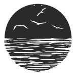 Διακοσμητικό τοίχου Seline pakooworld μαύρο μεταλλικό Φ40x0,15εκ