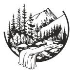 Διακοσμητικό τοίχου Mordio pakooworld μαύρο μεταλλικό Φ60x0,15εκ