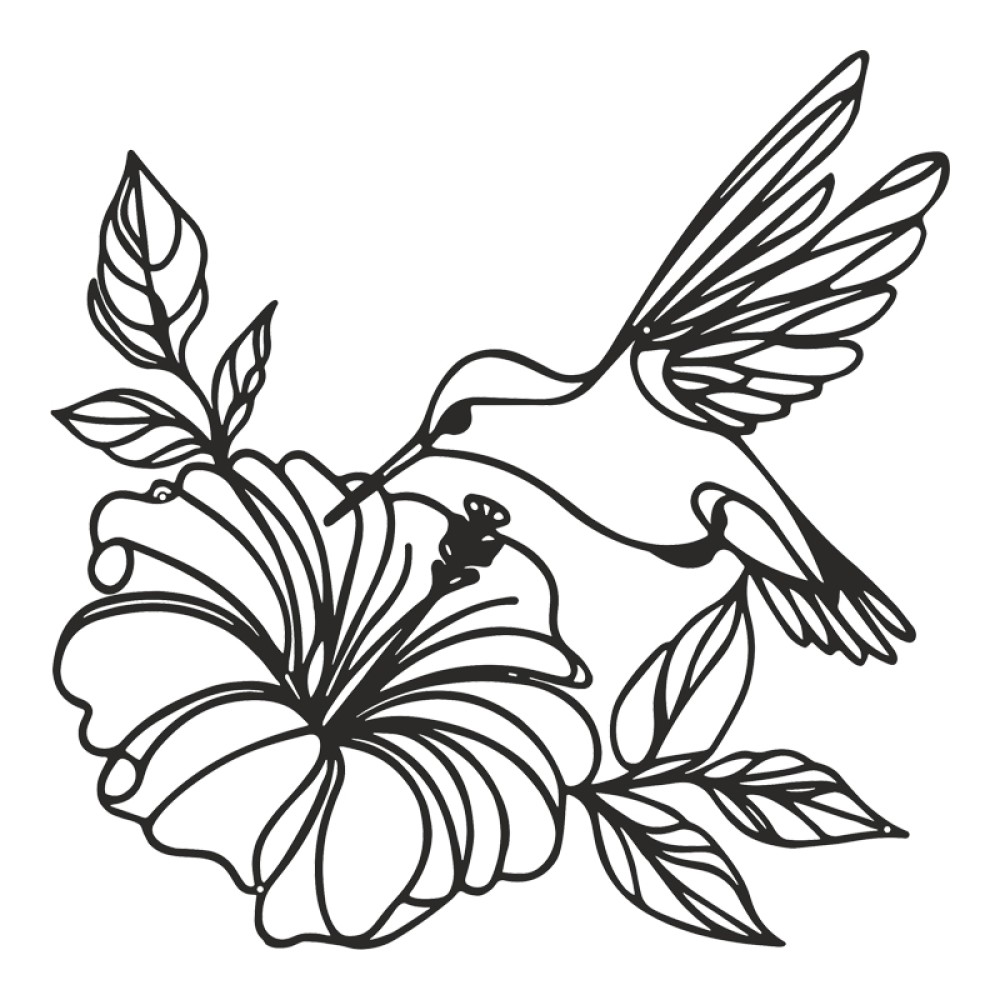 Διακοσμητικό τοίχου Folou pakooworld μαύρο μεταλλικό 60x0,15x60εκ