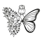 Διακοσμητικό τοίχου Terfia pakooworld μαύρο μεταλλικό 60x0,15x60εκ