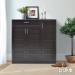 Παπουτσοθήκη-ντουλάπι SANTE pakoworld 30 ζεύγων χρώμα wenge 120x37x123εκ Παπουτσοθήκη-ντουλάπι SANTE pakoworld 30 ζεύγων χρώμα wenge 120x37x123εκ