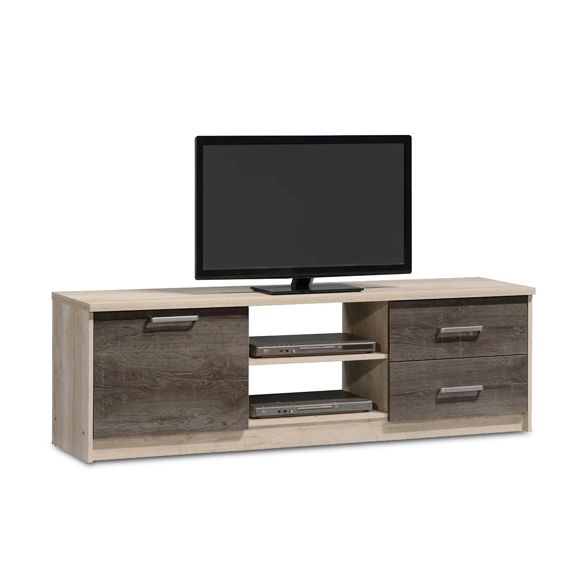 Έπιπλο τηλεόρασης OLYMPUS pakoworld χρώμα castillo-toro 160x39,5x50,5εκ Έπιπλο τηλεόρασης OLYMPUS pakoworld χρώμα castillo-toro 160x39,5x50,5εκ