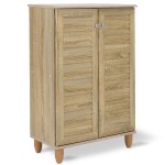 Παπουτσοθήκη-ντουλάπι SANTO pakoworld 10 ζεύγων χρώμα sonoma 60x34,5x91,5εκ Παπουτσοθήκη-ντουλάπι SANTO pakoworld 10 ζεύγων χρώμα sonoma 60x34,5x91,5εκ