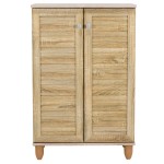Παπουτσοθήκη-ντουλάπι SANTO pakoworld 10 ζεύγων χρώμα sonoma 60x34,5x91,5εκ Παπουτσοθήκη-ντουλάπι SANTO pakoworld 10 ζεύγων χρώμα sonoma 60x34,5x91,5εκ
