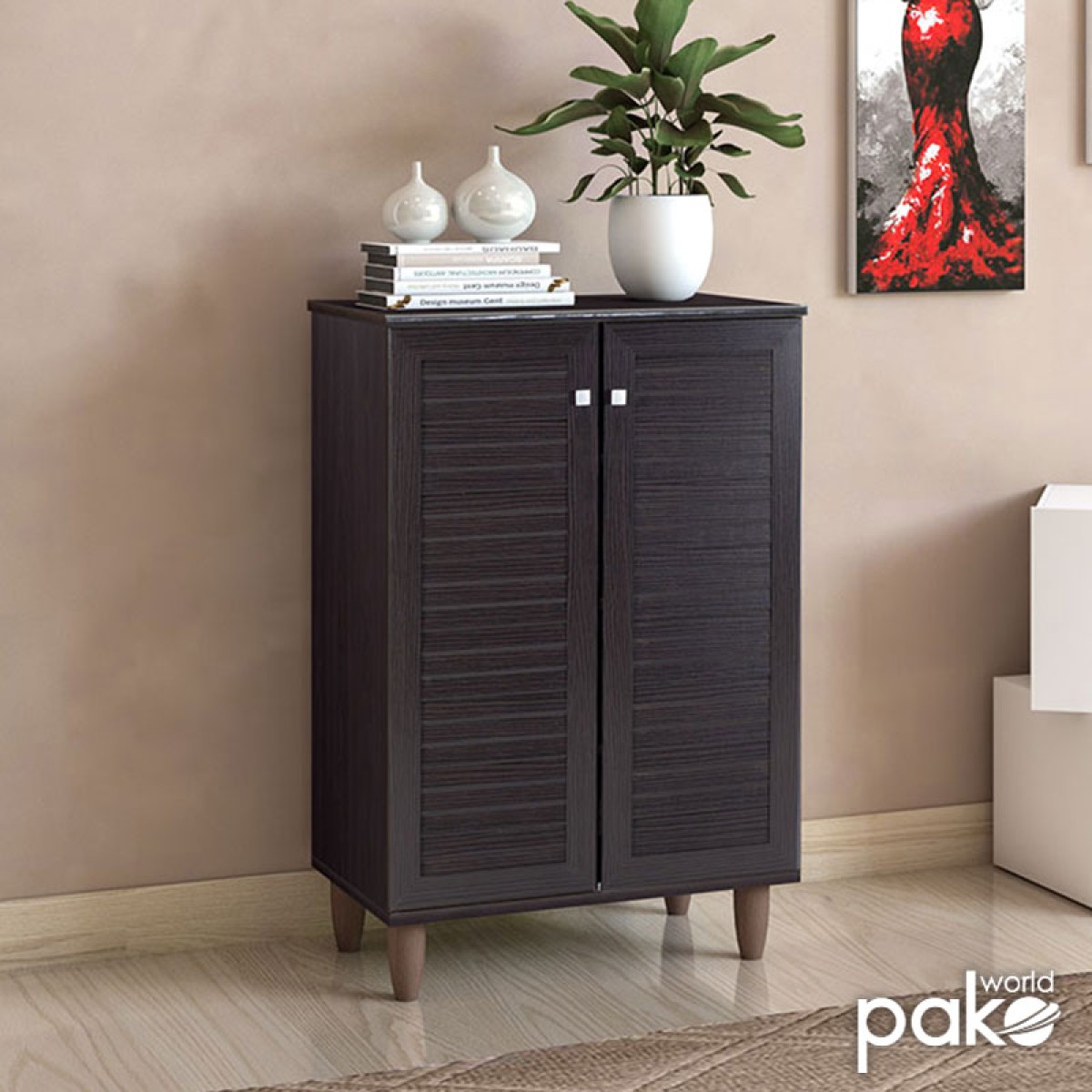 Παπουτσοθήκη-ντουλάπι SANTO pakoworld 10 ζεύγων χρώμα wenge 60x34,5x91,5εκ Παπουτσοθήκη-ντουλάπι SANTO pakoworld 10 ζεύγων χρώμα wenge 60x34,5x91,5εκ