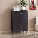Παπουτσοθήκη-ντουλάπι SANTO pakoworld 10 ζεύγων χρώμα wenge 60x34,5x91,5εκ Παπουτσοθήκη-ντουλάπι SANTO pakoworld 10 ζεύγων χρώμα wenge 60x34,5x91,5εκ