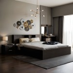 Κρεβάτι OLYMPUS pakoworld χρώμα wenge 160x200εκ Κρεβάτι OLYMPUS pakoworld χρώμα wenge 160x200εκ