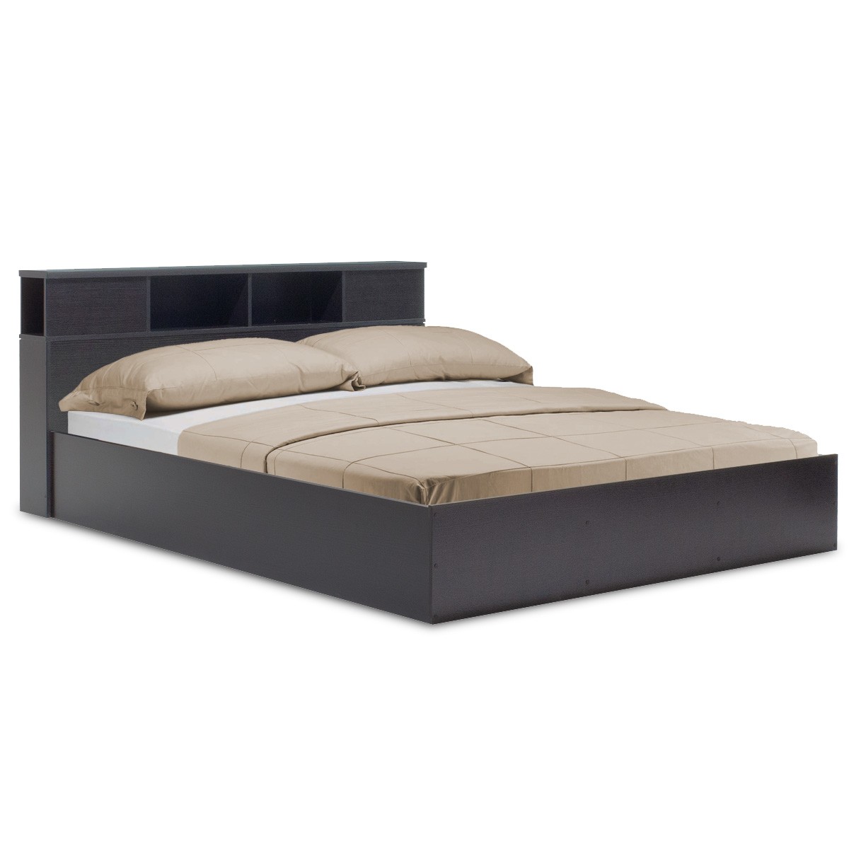 Κρεβάτι OLYMPUS pakoworld χρώμα wenge 160x200εκ Κρεβάτι OLYMPUS pakoworld χρώμα wenge 160x200εκ