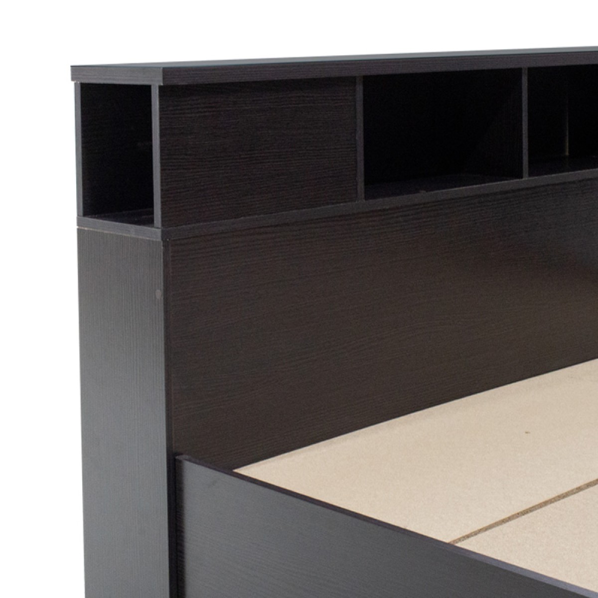 Κρεβάτι OLYMPUS pakoworld χρώμα wenge 160x200εκ Κρεβάτι OLYMPUS pakoworld χρώμα wenge 160x200εκ
