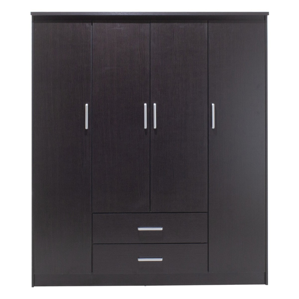 Ντουλάπα ρούχων τετράφυλλη OLYMPUS pakoworld χρώμα wenge 159x57x183εκ Ντουλάπα ρούχων τετράφυλλη OLYMPUS pakoworld χρώμα wenge 159x57x183εκ