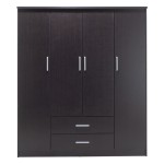 Ντουλάπα ρούχων τετράφυλλη OLYMPUS pakoworld χρώμα wenge 159x57x183εκ Ντουλάπα ρούχων τετράφυλλη OLYMPUS pakoworld χρώμα wenge 159x57x183εκ