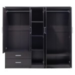 Ντουλάπα ρούχων πεντάφυλλη OLYMPUS pakoworld χρώμα wenge 198x57x183εκ Ντουλάπα ρούχων πεντάφυλλη OLYMPUS pakoworld χρώμα wenge 198x57x183εκ