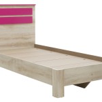 Κρεβάτι παιδικό Looney pakoworld σε χρώμα castillo-ροζ 100x200εκ