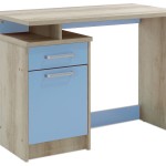 Γραφείο εργασίας Looney pakoworld χρώμα castillo-μπλε 100x55x75εκ