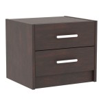 Κομοδίνο OLYMPUS pakoworld με 2 συρτάρια χρώμα καρυδί 47.5x40.5x40.5εκ Κομοδίνο OLYMPUS pakoworld με 2 συρτάρια χρώμα καρυδί 47.5x40.5x40.5εκ
