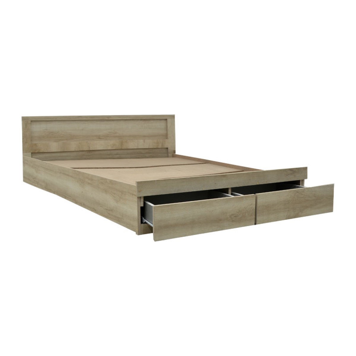 Κρεβάτι Olympus pakoworld με συρτάρι castillo-oak 140x200εκ Κρεβάτι Olympus pakoworld με συρτάρι castillo-oak 140x200εκ