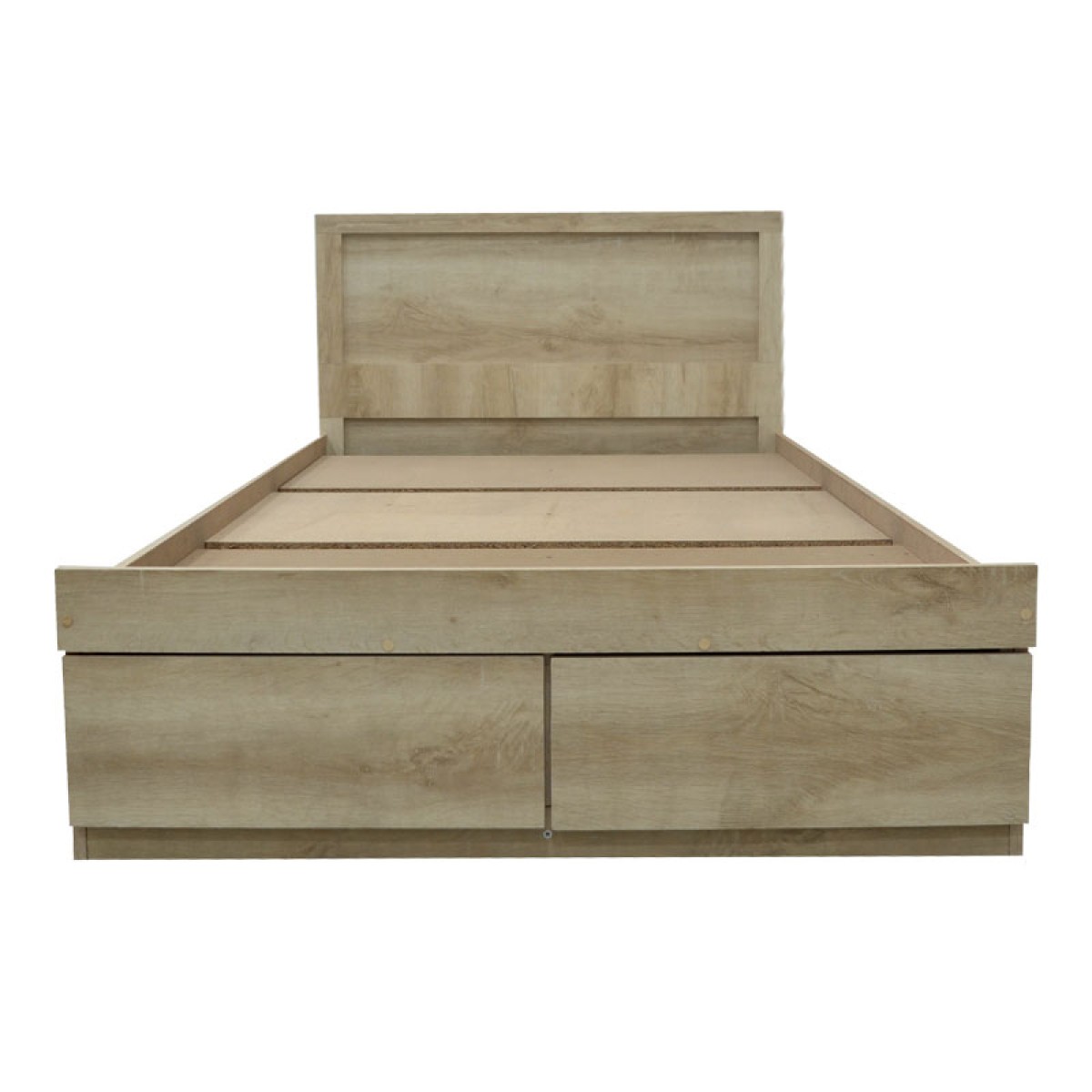 Κρεβάτι Olympus pakoworld με συρτάρι castillo-oak 100x200εκ Κρεβάτι Olympus pakoworld με συρτάρι castillo-oak 100x200εκ