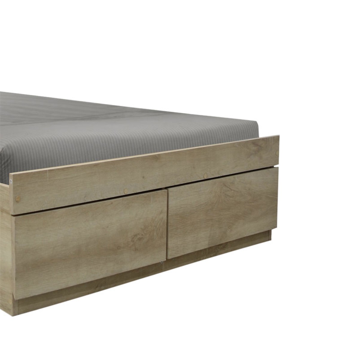 Κρεβάτι Olympus pakoworld με συρτάρι castillo-oak 100x200εκ Κρεβάτι Olympus pakoworld με συρτάρι castillo-oak 100x200εκ