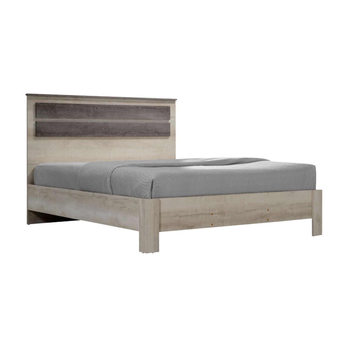 Κρεβάτι διπλό OLYMPUS pakoworld σε χρώμα castilo oak 140x200εκ Κρεβάτι διπλό OLYMPUS pakoworld σε χρώμα castilo oak 140x200εκ