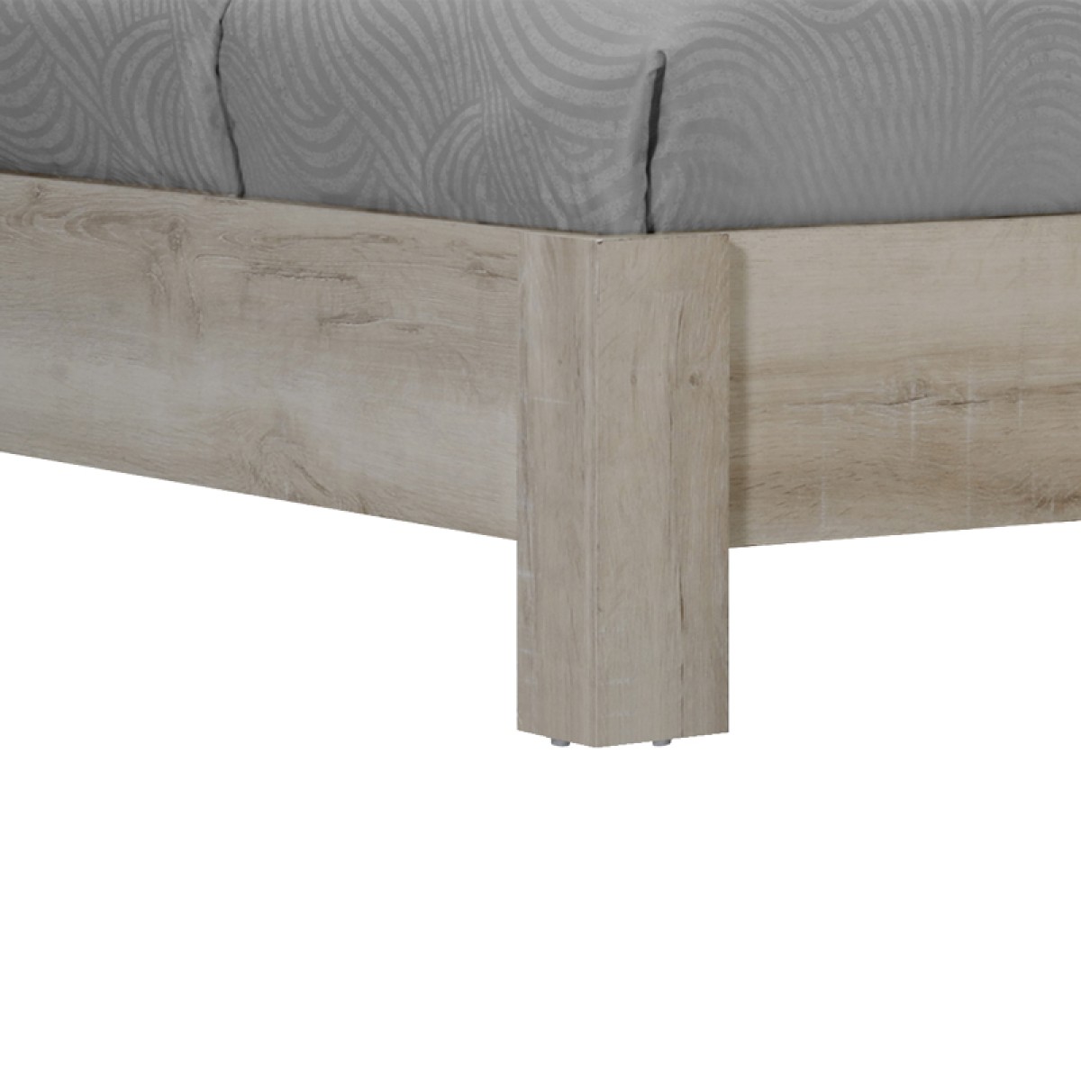 Κρεβάτι διπλό OLYMPUS pakoworld σε χρώμα castilo oak 140x200εκ Κρεβάτι διπλό OLYMPUS pakoworld σε χρώμα castilo oak 140x200εκ