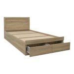 Κρεβάτι Olympus pakoworld με συρτάρι σε φυσική απόχρωση 120x200εκ Κρεβάτι Olympus pakoworld με συρτάρι σε φυσική απόχρωση 120x200εκ