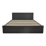 Κρεβάτι Olympus pakoworld με συρτάρι σε wenge απόχρωση 100x200εκ
