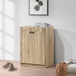 Παπουτσοθήκη-ντουλάπι Ambera pakoworld σε sonoma απόχρωση 60x36.5x81.5εκ