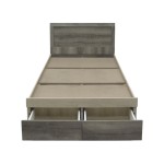 Κρεβάτι μονό Olympus pakoworld με συρτάρι castillo toro 100x200εκ