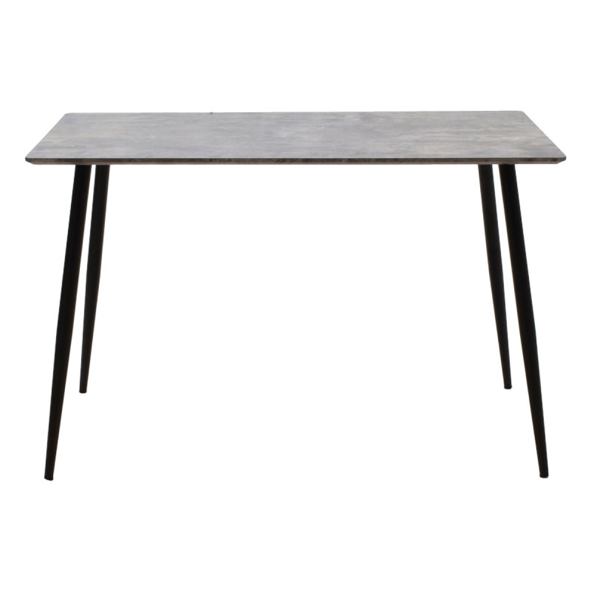 Τραπέζι Cuba pakoworld MDF γκρι cement-μαύρο 120x80x76εκ Τραπέζι Cuba pakoworld MDF γκρι cement-μαύρο 120x80x76εκ