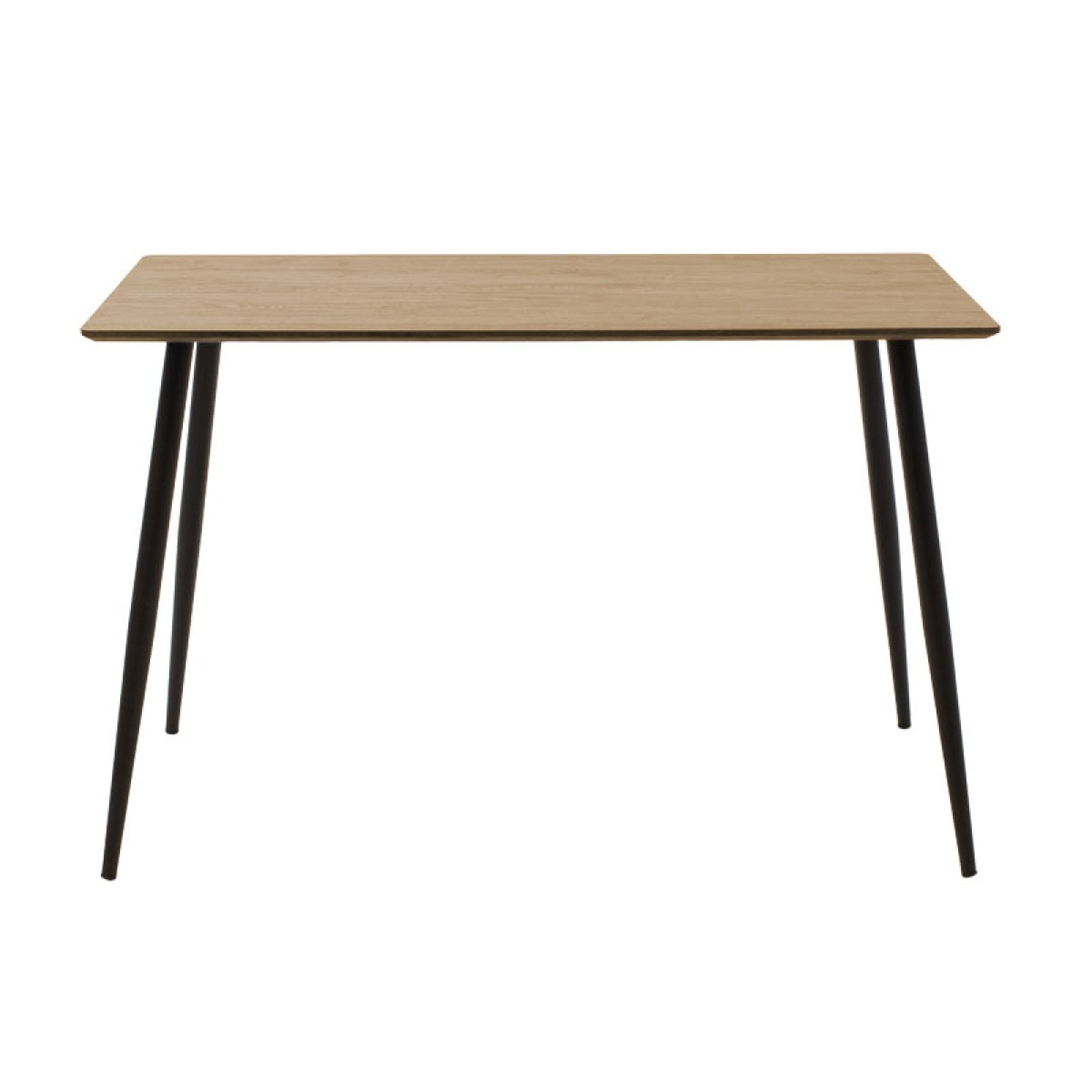 Τραπέζι Cuba pakoworld MDF sonoma-μαύρο 120x70x76εκ Τραπέζι Cuba pakoworld MDF sonoma-μαύρο 120x70x76εκ