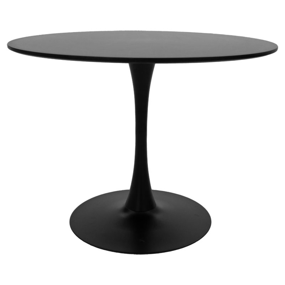 Τραπέζι Balou pakoworld MDF μαύρο Φ100x75εκ Τραπέζι Balou pakoworld MDF μαύρο Φ100x75εκ