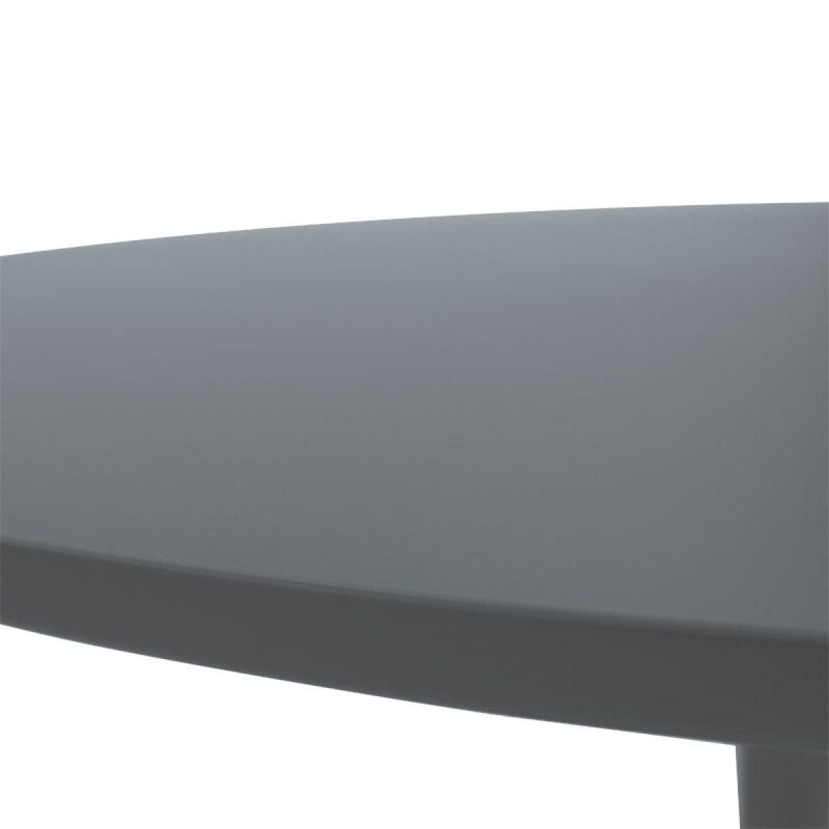 Τραπέζι Balou pakoworld MDF ανθρακί ματ Φ100x75εκ Τραπέζι Balou pakoworld MDF ανθρακί ματ Φ100x75εκ