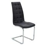 Καρέκλα Darrell pakoworld pu μαύρο-βάση χρωμίου 42x49x106εκ Καρέκλα Darrell pakoworld pu μαύρο-βάση χρωμίου 42x49x106εκ