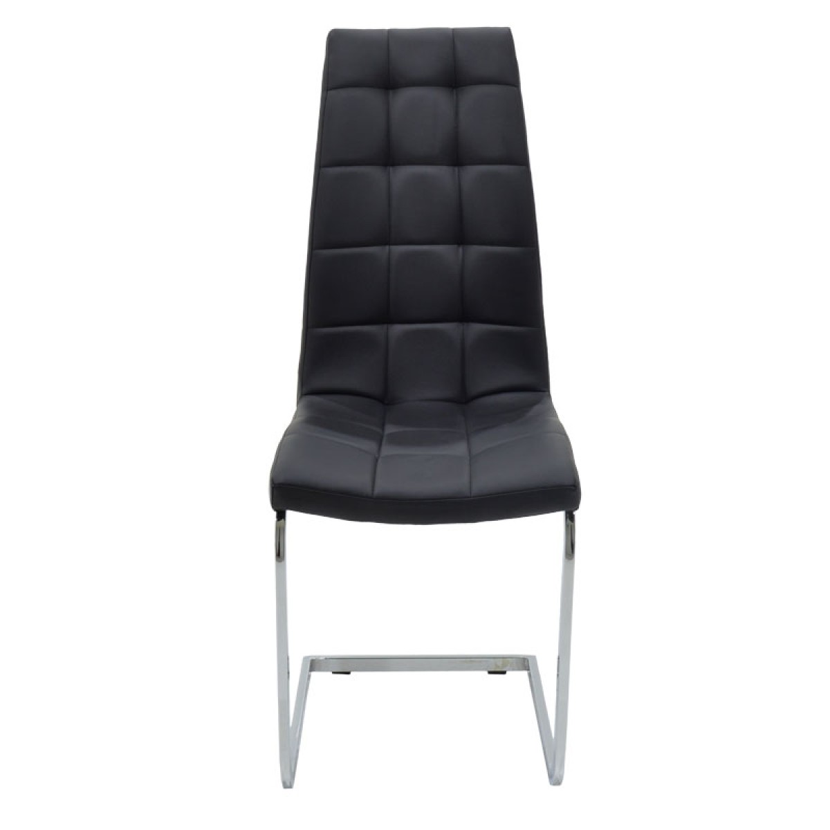 Καρέκλα Darrell pakoworld pu μαύρο-βάση χρωμίου 42x49x106εκ Καρέκλα Darrell pakoworld pu μαύρο-βάση χρωμίου 42x49x106εκ