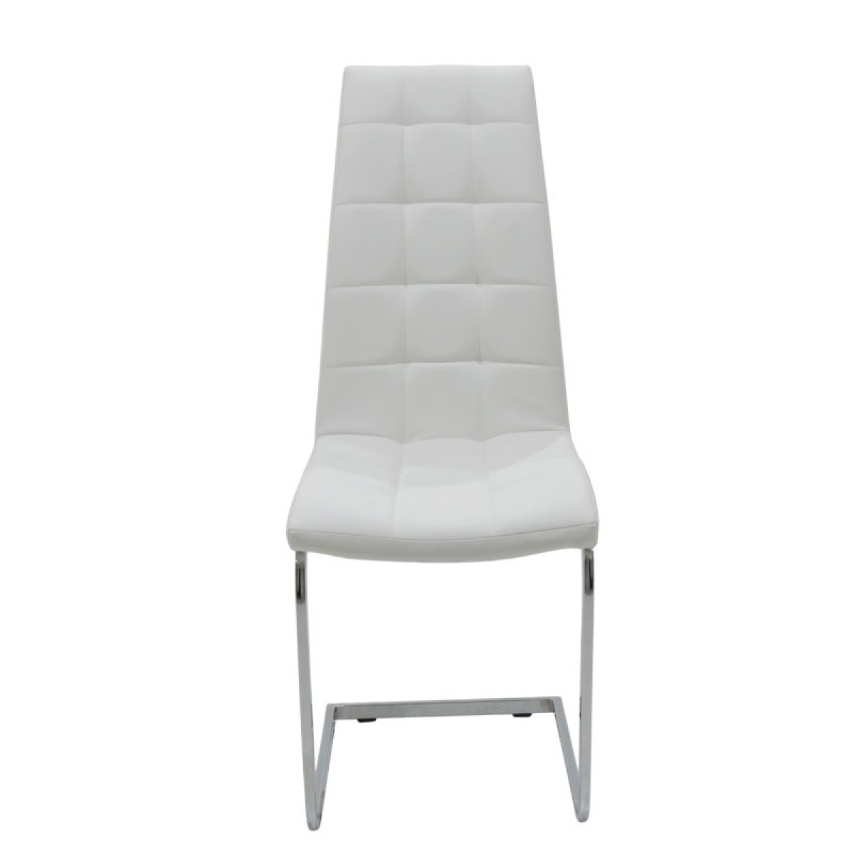 Καρέκλα Darrell pakoworld pu λευκό-βάση χρωμίου 42x49x106εκ Καρέκλα Darrell pakoworld pu λευκό-βάση χρωμίου 42x49x106εκ