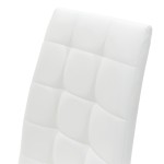 Καρέκλα Darrell pakoworld pu λευκό-βάση χρωμίου 42x49x106εκ Καρέκλα Darrell pakoworld pu λευκό-βάση χρωμίου 42x49x106εκ