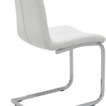 Καρέκλα Darrell pakoworld pu λευκό-βάση χρωμίου 42x49x106εκ Καρέκλα Darrell pakoworld pu λευκό-βάση χρωμίου 42x49x106εκ