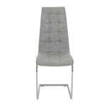 Καρέκλα Darrell pakoworld pu αντικέ γκρι-βάση χρωμίου 42x49x106εκ Καρέκλα Darrell pakoworld pu αντικέ γκρι-βάση χρωμίου 42x49x106εκ