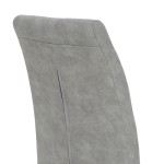 Καρέκλα Darrell pakoworld pu αντικέ γκρι-βάση χρωμίου 42x49x106εκ Καρέκλα Darrell pakoworld pu αντικέ γκρι-βάση χρωμίου 42x49x106εκ