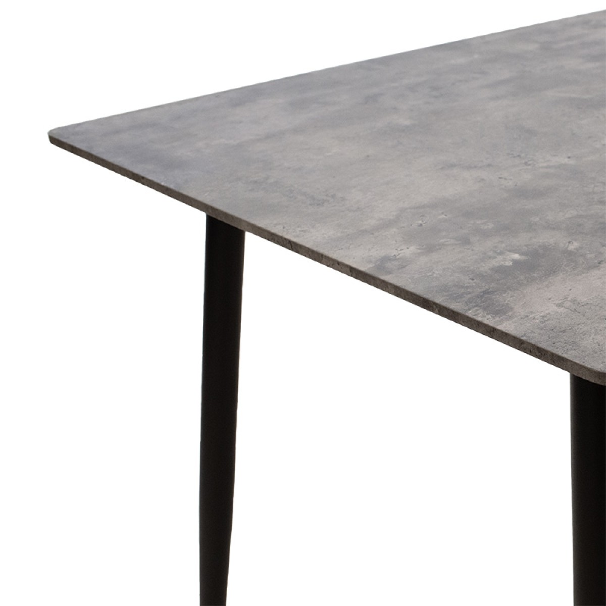 Τραπέζι Cuba pakoworld MDF γκρι cement-μαύρο 70x70x75εκ Τραπέζι Cuba pakoworld MDF γκρι cement-μαύρο 70x70x75εκ