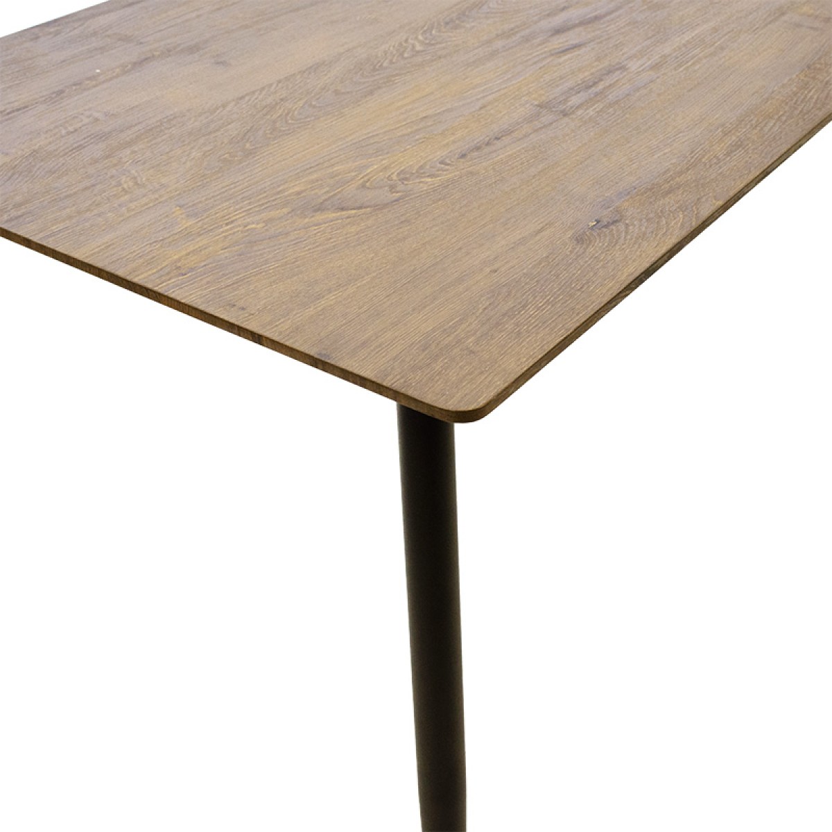 Τραπέζι Cuba pakoworld MDF sonoma-μαύρο 70x70x75εκ Τραπέζι Cuba pakoworld MDF sonoma-μαύρο 70x70x75εκ