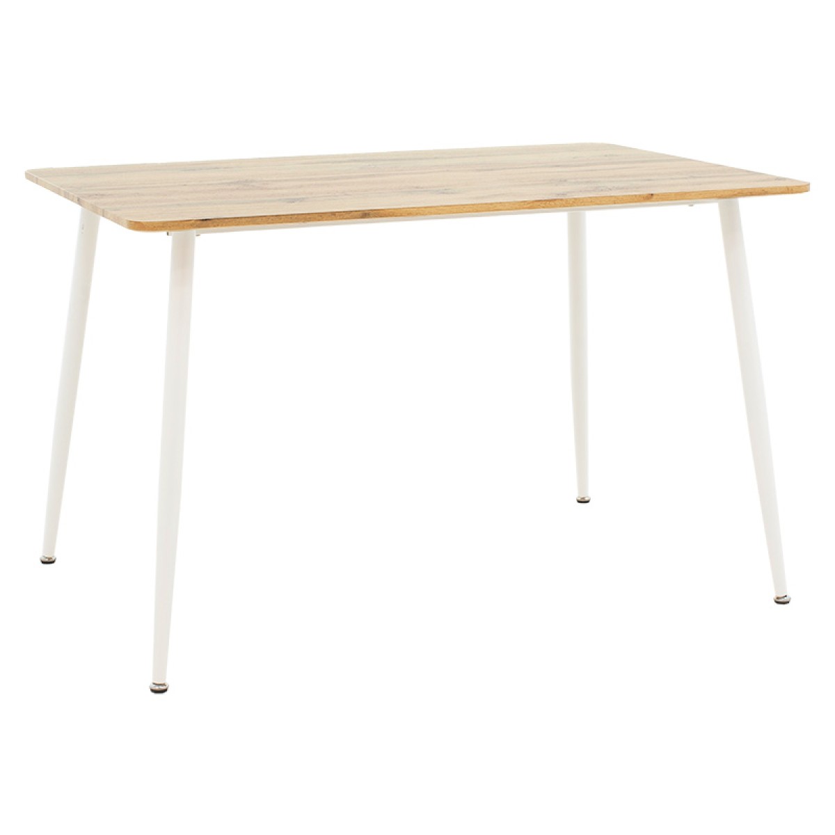 Τραπέζι Cuba pakoworld MDF sonoma-λευκό 120x80x75εκ Τραπέζι Cuba pakoworld MDF sonoma-λευκό 120x80x75εκ