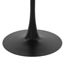Τραπέζι Balou I pakoworld MDF μαύρο μαρμάρου Φ120x75εκ Τραπέζι Balou I pakoworld MDF μαύρο μαρμάρου Φ120x75εκ