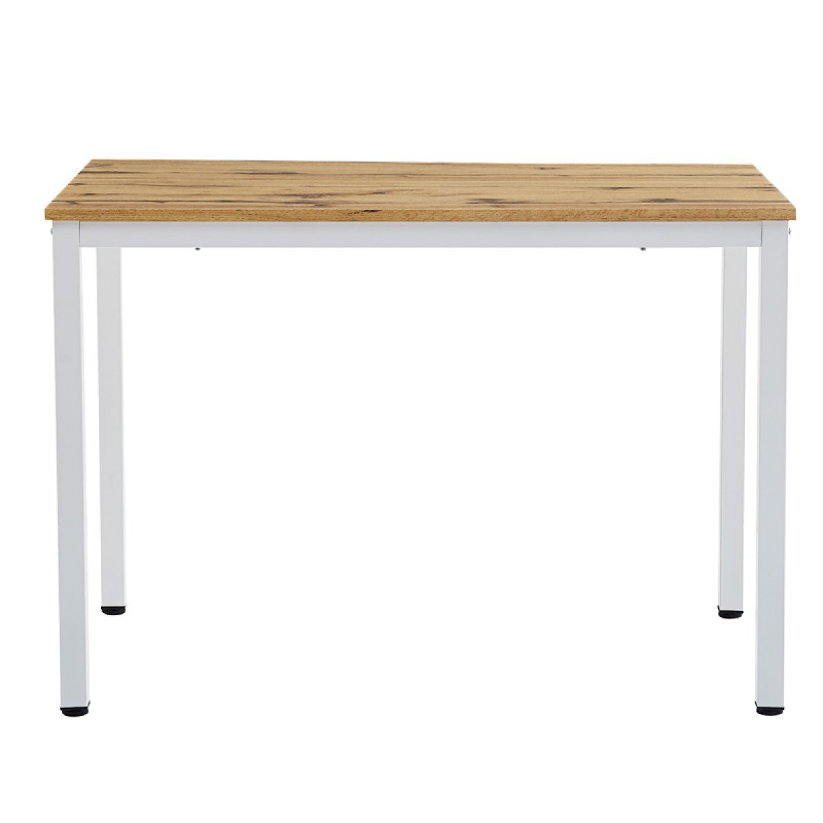 Τραπέζι Witte pakoworld MDF/Metal σε sonoma απόχρωση με λευκο πόδι 110x70x76εκ Τραπέζι Witte pakoworld MDF/Metal σε sonoma απόχρωση με λευκο πόδι 110x70x76εκ