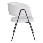 Πολυθρόνα Rachele I pakoworld μπεζ ύφασμα-πόδι μαύρο μέταλλο 52x65x79εκ