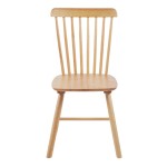 Καρέκλα Melia pakoworld rubberwood σε φυσική απόχρωση 45x51x87εκ Καρέκλα Melia pakoworld rubberwood σε φυσική απόχρωση 45x51x87εκ
